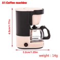 thumbnail image 2 of Dollhouse Coffee Maker House Miniature Accessories Toys Model Plastic Workmanship Juicer For Kids, 2 of 15