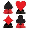Casino Card Suit Mini Centerpieces 4-1/2"