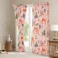thumbnail image 3 of Castle Fairy Cute Deer Blackout Curtains Set of 2 (52x84 Each),Snowflakes Window Curtains, 3 of 6