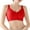 Red, variant on Aivtalk Front Closure Bras for Women Wireless Seamless Bralettes Lift Support Full Coverage Padded Adjustable Straps Moisture Wicking Mastectomy Post Surgery Everyday Tshirt Bras White 3XL