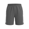thumbnail image 4 of uublik Men Workout Shorts Athletic Gym, Workout, Basketball, Running, Casual Lounge Active Pockets Dark Gray, 4 of 5