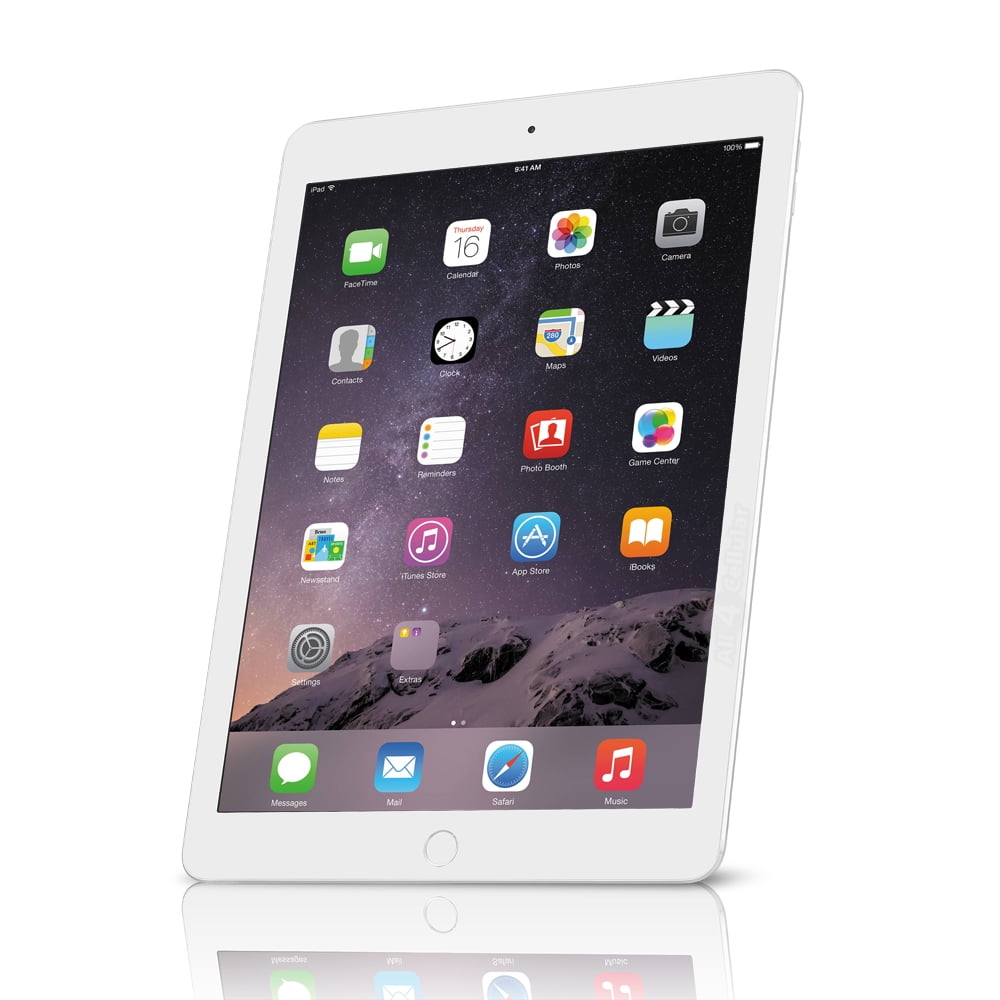 Restored Apple iPad Air 2 A1566 Wi-Fi Silver - 128GB, 9.7 (Refurbished