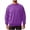 Purple, variant on Admvng Mens Hoodies Sports Round Collar Pullover Sweatshirt Long Sleeve Solid Color Hoodie, Size M-4XL