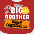 thumbnail image 4 of Inktastic Big Brother Under Construction Boys Baby Bib, 4 of 4
