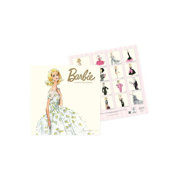 Barbie Style 12” Wall Calendar - Walmart.com
