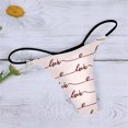thumbnail image 4 of Wxolcjlv Panties For Women Valentines Day Low Rise Lace Thongs Laides Sexy Comfy Underwear Casual Thong Panties,Size S-XXL, 4 of 4