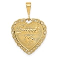 thumbnail image 6 of 14k Yellow Gold Sweet 16 Charm Pendant, 6 of 7