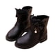 thumbnail image 2 of Puntoco Sandalias De Verano Para Bebés,Nuevos Zapatos De Algodón Para Niña, Además De Botas Cortas De Cuero De Princesa De Terciopelo Para Bebé, Negro 30, 2 of 6
