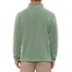 thumbnail image 3 of SUDADERA DE PULLOVER DE FLEECE DE MANGA LARGA CON MEDIA CREMALLERA Y CUELLO ALTO DE COLOR SÓLIDO PARA HOMBRE INSPIRE CHIC S GRIS VERDE, 3 of 6