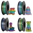 thumbnail image 4 of For 3D Printing for Pla Filament Silk for Rainbow Ombre 1.75Mm for Fdm Series Printer A, 4 of 8