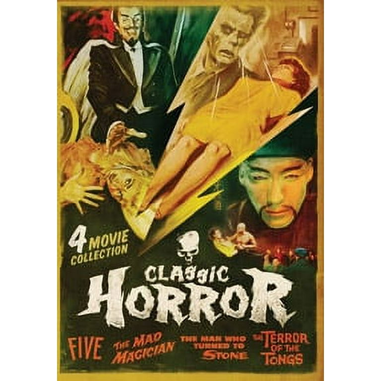 Classic Horror: Five, The Mad Magician, Man Who Turned To Stone