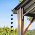 thumbnail image 5 of Irrigation Supplies Kit Black Rain Chain (For Gutters) — Decorative Rain Chain Outdoor Gutter Chain / Downspout Chain Modern Style Outdoor Rain Chain Watering System Garden Irrigation Tools Drip Irri, 5 of 5