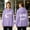 Light Violet, variant on YVNAURA Plus Size Hoodies for Women Football Sweatshirts Hooded Pullover with Pockets Fall Fashion 2026 Fleece Sweaters Oversized Comfy Game Day Pullover Top, Hot Pink,L