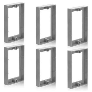 6 Electric Box Extender,1/2 Inch Single Gang Receptacle Outlet Box Extenders for Electric Outlet Switch