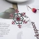 thumbnail image 4 of Matsuzay 6 uds anillos de servilleta de copo de nieve plateados elegantes de acero inoxidable Navidad y Acción de Gracias fáciles de limpiar Barra de herramientas oro, 4 of 6