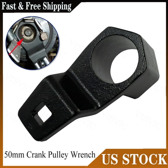 Crankshaft Crank Pulley Wrench Holder Tool 50mm Removal Fit For Honda & Acura