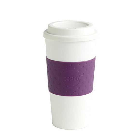Copco Acadia Plastic Mug 16 Oz, White Plum