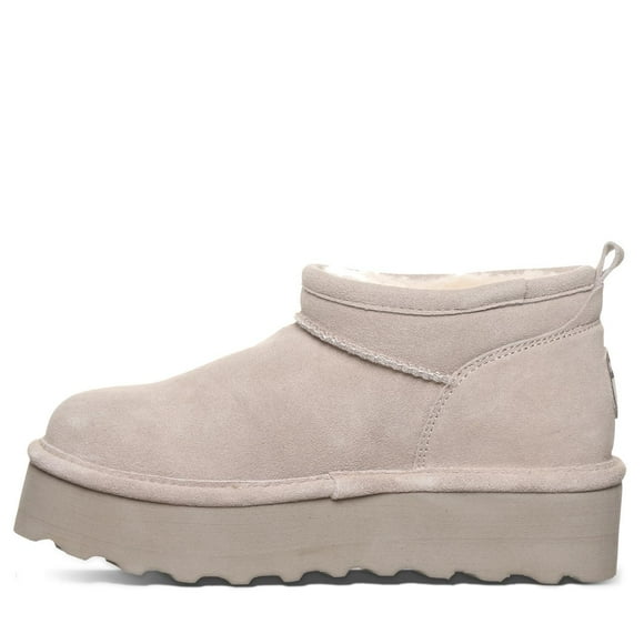 BEARPAW Women's Retro Super Shorty Mushroom Size 7 | Women's Ankle Boot | Comfortable Winter Boot