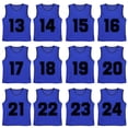 thumbnail image 1 of Toptie Numbered Scrimmage Team Practice Pinnies Mesh Jerseys Vests Pinnies (#13-24), 1 of 7