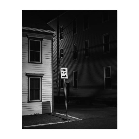 One Way, Hudson - Hudson New York Photography Unframed Wall Art Print 8 x 10 inches
