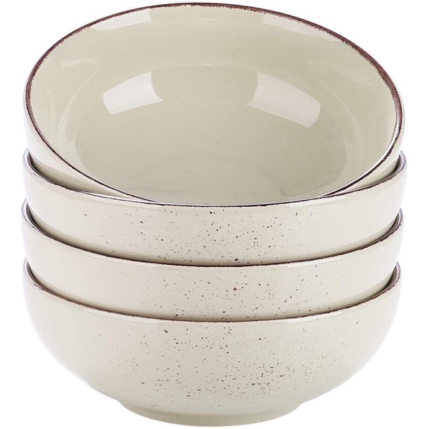 vancasso, Series Navia, 4-Piece Porcelain Cereal Bowl Dinnerware Set ...