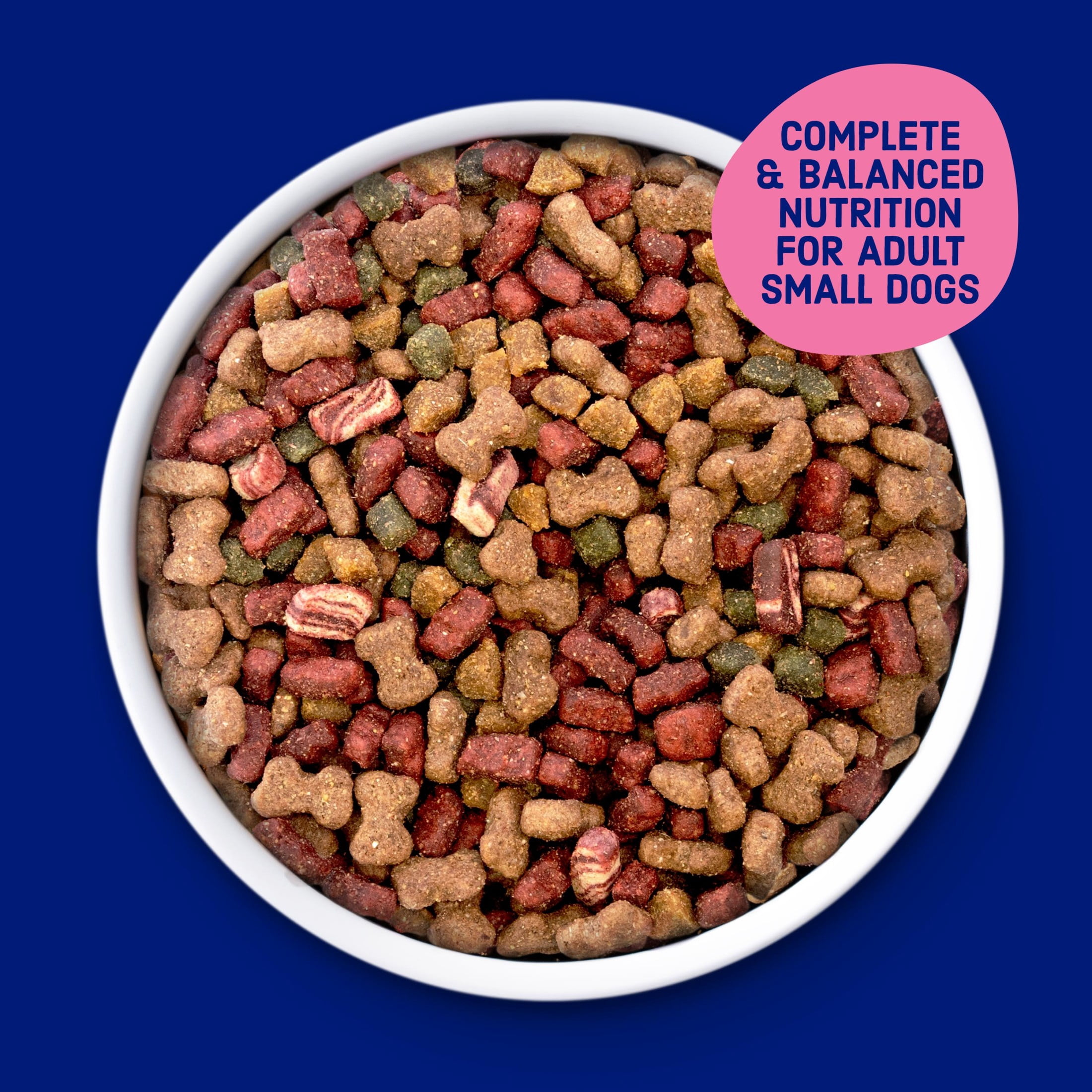Kibbles 'n Bits Mini Bits Small Breed Dry Dog Food Savory Bacon & Steak Flavor, 3.5 lb.