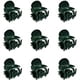 thumbnail image 3 of Juego de 100 soportes para plantas de color verde oscuro para un crecimiento seguro de orquídeas, 3 of 8