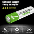 thumbnail image 5 of DFITO 4 Pack Rechargeable AAA Lithium ion Batteries 1.5V with USB C Cable, 5 of 11