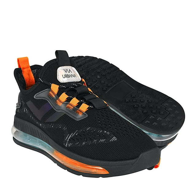 TENIS CASUALES VIA URBANA HOMBRE SPIM019 TEXTIL NEGRO