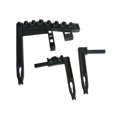 thumbnail image 1 of Shisuyan Golf Cart Rack Black Plastic 1Set 8.7x8.7x0.8In, 1 of 8