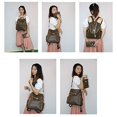 thumbnail image 5 of Bolsa de piel sintética Makes para mujer diseño convertible con bolso 2 piezas Beige-3j3l L, 5 of 5