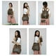 thumbnail image 5 of Bolsa de piel sintética Makes para mujer diseño convertible con bolso 2 piezas Beige-3j3l L, 5 of 5