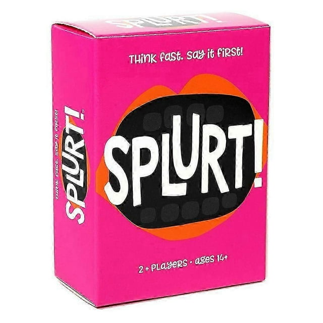 2025 Splurt Gamewright The Think Fast, Say It Fast Card Game 2+ Players Age 14+