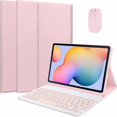 thumbnail image 1 of Funda de Teclado Rosa para Redmi Pad SE 11" 2023 con Mouse, 1 of 8