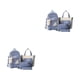 thumbnail image 2 of Jumpingount Mochilas escolares de regalo de tela para estudiantes mochilas escolares transpirables antirrobo impermeables resistentes al desgaste azul 2Conjunto, 2 of 6