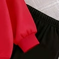 thumbnail image 6 of Karoyedx Girls Sweat Suit Girls 2 Piece Outfits Fashion Tracksuit Long Sleeve Pullover Sweatshirt Sweatpants Jogger set Sweatsuit Hot Pink Size,6-7 Years, 6 of 7
