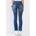 thumbnail image 5 of Medium Blue Denim High Waisted Skinny Boot Recycled Jeans  16, 5 of 5