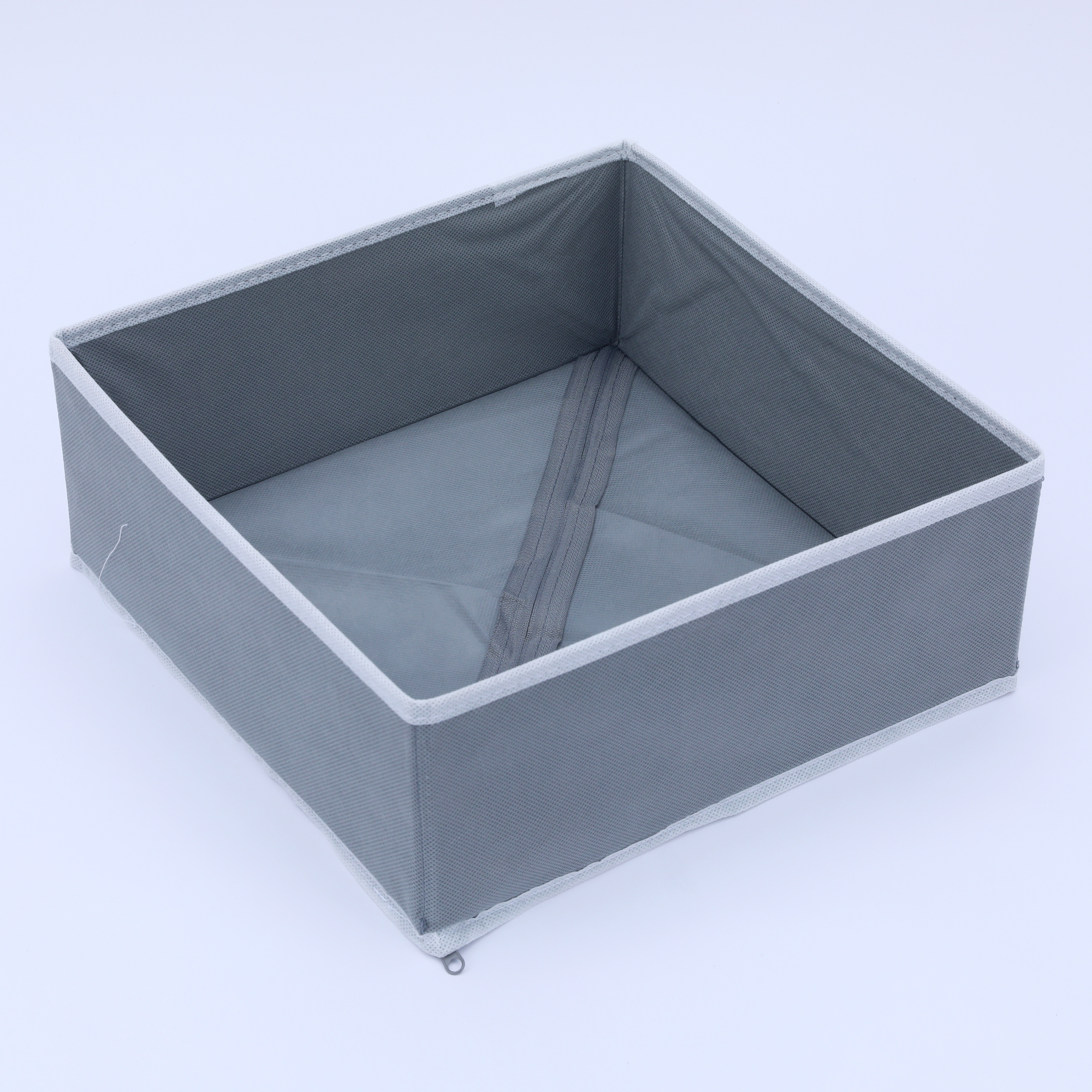 Unique Bargains Fabric Storage Cube Storage Bin Storage Basket Grey