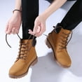 thumbnail image 2 of NOKIO Bottes de Randonnée Imperméables pour Femmes Mi-Mollet Chaussures de Randonnée Durables Traction Confortables Bottes d'Extérieur pour la Marche Tenue Décontractée, 2 of 9