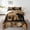 Color 10, variant on Black Bear Comforter Set King Brown Wooden Plank Bedding Set,Animal Paw Print Pine Trees Quilt Woodland Wildlife Retro Patchwork Duvet Insert,Lodge Cabin Farmhouse Rustic Home Decor