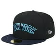 thumbnail image 3 of Men's New Era Black New York Yankees  Retro Spring Training 59FIFTY Fitted Hat, 3 of 6