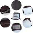 thumbnail image 4 of LQCrafK Leather Credit Card Holder Wallet RFID Blocking Secure Card Case Zipper, 4 of 5