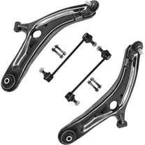 Detroit Axle - Front Lower Control Arms Kit for 2010-2013 Kia Soul 2 Lower Control Arms with Ball Joint Assembly 2 Stabilizer Sway Bar End Links 2011 2012 Replacement