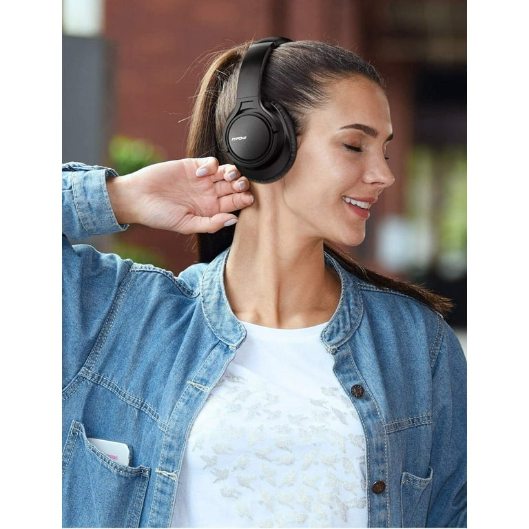 Casque Bluetooth sans Fil Mpow H7 - Casque Audio avec Micro Intégré CVC 6.0  - Casque Bluetooth pour Cours en Ligne - Smartphone - Tablettes et PC