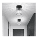 thumbnail image 4 of Dos Lámpara De Techo Labg Cristal Moderna Decorativa negra, 4 of 5