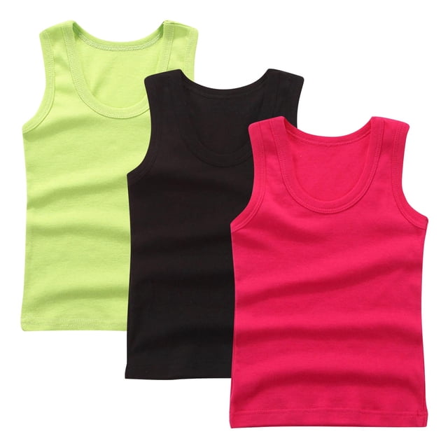 VEKDONE Children Inner Layer Summer Children T-shirt Base Shirt Round-Neck Camisoles