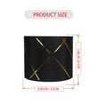 thumbnail image 2 of ifundom Modern Fabric Lamp Shade Black Barrel Style For Adults 1Pcs, 2 of 5