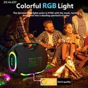 Zealot Halloween atmosphere speaker, Bluetooth Speaker, IPX5 Waterproof Wireless Speaker with Bluetooth 5.0, for Halloween/Party/Travel/Outdoor/Beach