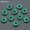 Malachite, variant on Chakra Natural 18mm Doughnut Pendant Crystal Carved Stone Amulet DIY Necklaces-Unakite-Only 1PC (Random Pick)