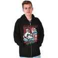 thumbnail image 5 of Street Fighter E Honda Heavy Hitter Zip Up Hoodie Men's Women's Brisco Brands S, 5 of 6